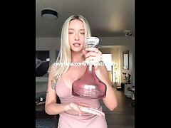 British Teen Yoga Pussy Flash